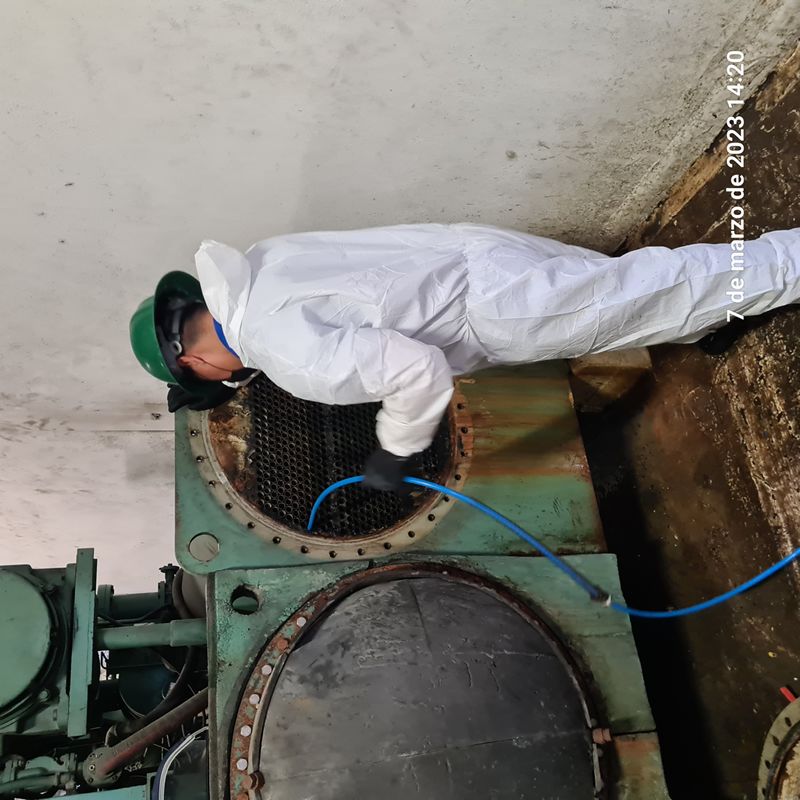 tratamiento agua limpieza maquina